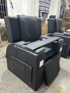 Fauteuil de réparation des pieds en cuir portable et personnalisable pour spa, avec dossier réglable, idéal pour les massages et les salons de manucure - Product Image 5