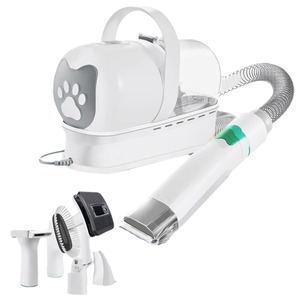 Pet Grooming Clipper Trimmer Nail Grinder Battery Powered Multi Functional For Cats And Dogs White ABS Material - Product Image 2