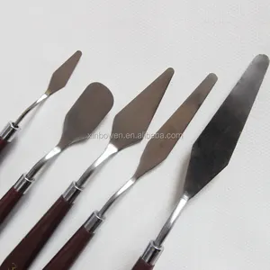 Clay Tools 5 Piece Palette Knife Stainless Steel Spatula Palette Knife Oil Paint Metal Stainless Steel Spatula Painting Tools