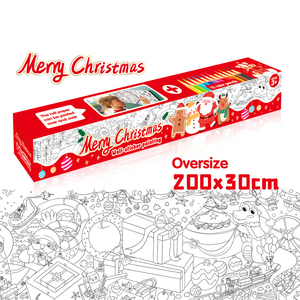 무지개 색상 DIY 색상 채우기 그림 벽 최대 스틱 그림 종이 할로윈/크리스마스 테마 교육 완구 2025 프리미엄 품질 - Product Image 4