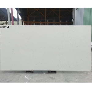 Losas de Cuarzo Blanco Carrara de Vietnam de Alta Calidad, Encimeras de Cuarzo para Cocina, Península e Isla - Product Image 1