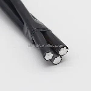 El precio de fábrica 0,6/1kv Cables trenzados de aluminio de bajo voltaje 16mm2 Cable de alimentación ABC superior