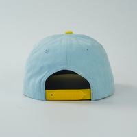 Casquettes Snapback en Suédine à 5 Panneaux avec Logo Brodé 3D Personnalisé à Visière Plate pour Hommes, Chapeau de Sport Hip-Hop Bicolore, Casquette de Baseball, Fabrication OEM