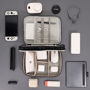 Sac de rangement pour câbles de données, moderne, simple, multifonctionnel, pour écouteurs, batterie externe, téléphone, en tissu Oxford 1680D épaissi - Product Image 5