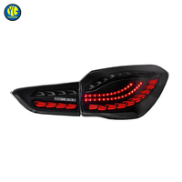 Feux arrière YU GUANG pour BMW X1 F48 F49 2016-2022, feux arrière améliorés, style GTS, feux arrière LED rouge/noir pour BMW X1 F48