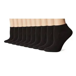 Yeni tasarım terry spor çoraplar siyah erkek ayak bileği çorap