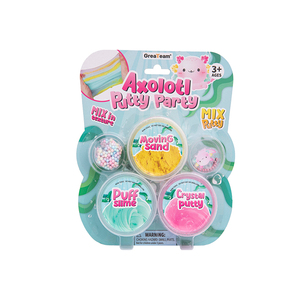 Wide Variety Axolotl Putty Party Three Type Putty in Pot Three Color Mix Very Beautiful Putty - Product Image 2