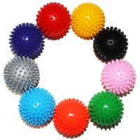 6,8 cm Stacheliger Massage ball-Yoga-spezifisch, Aku punkts timulation, Muskel entspannung und Bewegung