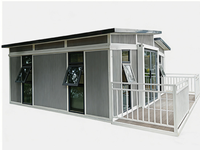 Maison conteneur en acier JY de 20 pieds - Écologique, installation facile, modulaire, portable, design moderne pour les glamping, les centres de villégiature et les maisons d'hôtes
