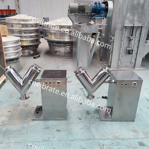 VBJX Mini Partícula Flor Té Condimento Especias Aditivo alimentario Forma de V Tambor Tumble V Licuadora Polvo V Tipo Mezclador Licuadora Máquina - Product Image 3