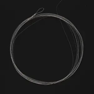 5PCS 9ft 3X/5X/6X Tapered Leader with Loop Nylon Leader Clear Fly Fishing Line