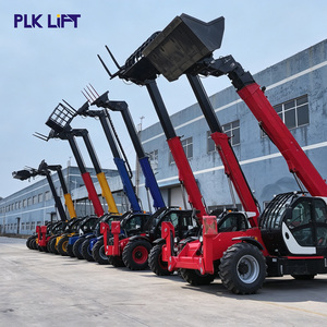 Chariot télescopique pivotant à flèche articulée pour terrains accidentés, à portée variable et multi-outils - Product Image 1