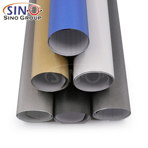 Autocollants pour carrosserie de voiture sans bulles d'air 1,52x28m, film de protection pour voiture <span class=keywords><strong>en</strong></span> PVC, matériau de protection pour voiture, vinyle mat, <span class=keywords><strong>aluminium</strong></span> brossé - Product Image 6