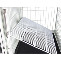Hôpital vétérinaire pour animaux de compagnie clinique en acier inoxydable 304 cage modulaire pour animaux de compagnie Caisse pour chien avec CE