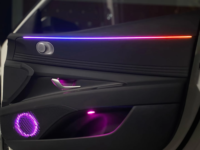Iluminación Ambiental para Automóvil SJC para Hyundai Elantra 2021-2025, Iluminación Ambiental Decorativa LED Dinámica de 64 Colores