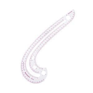 Regla curva de plástico Comma Ruler 3234 para la creación de patrones de prendas y herramienta de corte. - Product Image 2