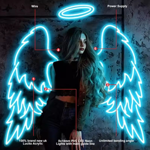 नि:शुल्क डिज़ाइन कस्टम एलईडी लाइट नियॉन साइन विज्ञापन ऐक्रेलिक नियॉन लाइट साइन सजावट के लिए दीवार पर लगे कस्टम एलईडी नियॉन साइन - Product Image 6