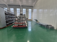 Système de cages à batterie modernes pour l'élevage avicole à grande échelle et la production d'œufs