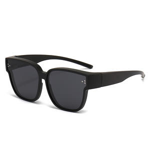 نظارات شمسية مستقطبة للقيادة في الهواء الطلق بإطار كامل مربع الشكل من TR90 مع شعار مخصص، تصميم عصري جديد متعدد الاستخدامات - Product Image 1