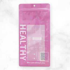 Bolsa con cremallera de fondo plano con ventana Material laminado a prueba de humedad Bolsas de embalaje de alimentos reutilizables personalizadas - Product Image 1