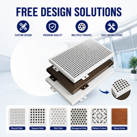 Panneau solide en aluminium, auto-nettoyant, perforé, matériau de construction architectural, respectueux de l'environnement, ignifuge, anti-corrosion