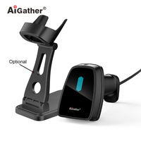 Escáner de Código de Barras Inalámbrico AiGather, Conexión USB, Lector 1D 2D, Ideal para Supermercados y Farmacias