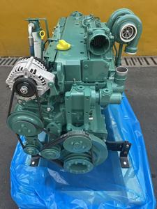 Conjunto de Motor Diésel D7D para Maquinaria de Construcción con Tapa de Válvulas Amarilla y Carcasa Verde - Product Image 2
