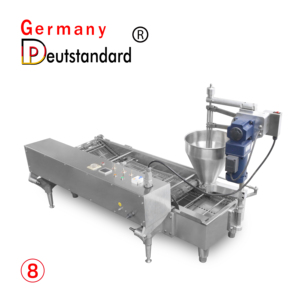 Commerciële Automatische Heavy-Duty Donut Frituren Machine Met 3 Verschillende Mallen Om Bal/Bloem/Ringvormige <span class=keywords><strong>Donuts</strong></span> Te Maken - Product Image 6