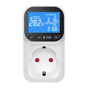 Portable Intelligent Plastic OEM <b>WiFi</b> Power Timer Switch Socket Digital EU <b>Plug</b> Thermostat Temperature Controller for - Product Image 1