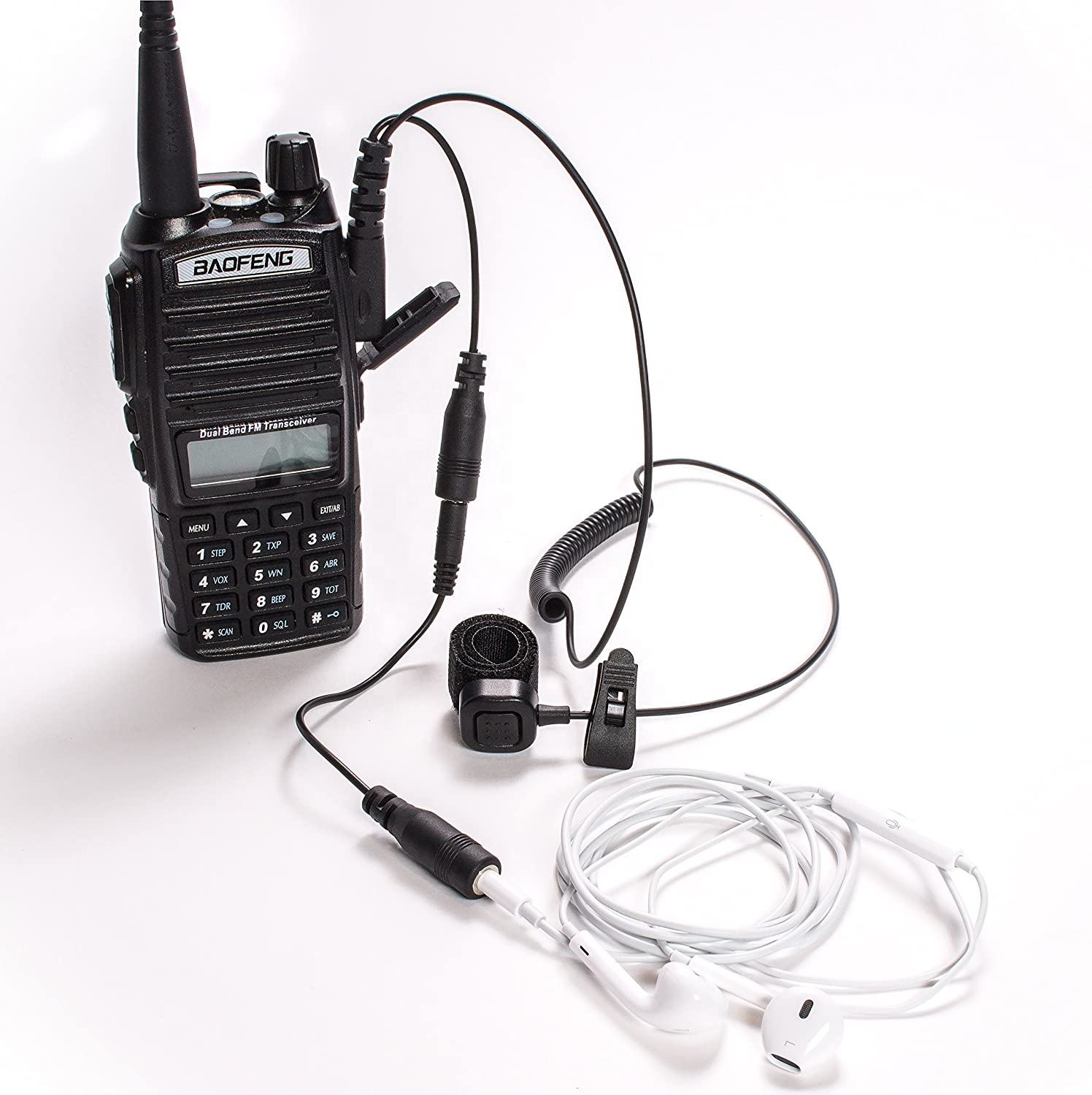 Bewinner Cavo Di Prolunga Microfono Per , Cavo Mic A Mano A 2 Pin K-Head Per Radio Walkie-Talkie - Foto 4