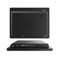 15 15.6 18.5 Inch Panel PC Layar Sentuh Industri RS485 RS232 Tegangan Lebar DC12-36V Monitor Sentuh untuk Sistem Kontrol Industri