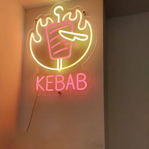 <span class=keywords><strong>Enseigne</strong></span> néon personnalisée pour restaurant de <span class=keywords><strong>kebab</strong></span>, bistro, viande, barbecue, <span class=keywords><strong>enseigne</strong></span> lumineuse LED pour <span class=keywords><strong>kebab</strong></span> - Product Image 4