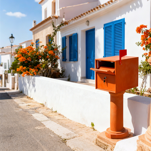 Kotak surat baja dapat dikunci kotak surat logam kustom gaya Amerika untuk apartemen instalasi sederhana - Product Image 2