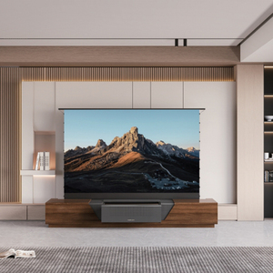 Nectunt R10 Series Luxury Streaming White Smart Laser Tv Cabinet avec motorisé pour projecteur à courte portée - Product Image 4