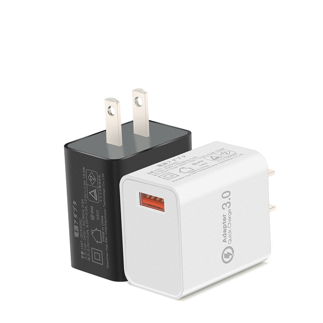 18W Quick Charge 5V 3A Travel Usb Charger QC3.0 USB Wall Charger US EU UK JP Universal Mobile Phone Charger Fast