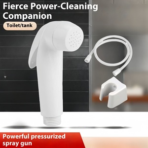 Disposable Household Toilet <strong>Spray</strong> Gun Handheld <strong>Bidet</strong> Nozzle for Bathroom Flushing Cleaning - Product Image 4