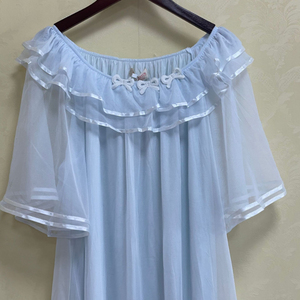 Camisón estilo mujer Primavera Verano lazo corto dulce princesa estilo <span class=keywords><strong>pijamas</strong></span> señoras - Product Image 1