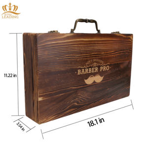 <span class=keywords><strong>Mallette</strong></span> <span class=keywords><strong>professionnelle</strong></span> Portable de Salon de <span class=keywords><strong>coiffure</strong></span> en Grain de bois <span class=keywords><strong>mallette</strong></span> de transport d'outils de coiffeur Durable pour les voyages - Product Image 4