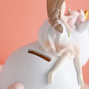 Coffre-fort <span class=keywords><strong>licorne</strong></span> mignon, <span class=keywords><strong>tirelire</strong></span>, boîte de pièces de monnaie, Animal de dessin animé, pour enfants et adultes, décor de chambre Kawaii, cadeau de noël, - Product Image 3