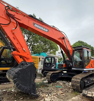 Excavatrice sur chenilles hydraulique Doosan DX340 d'occasion, très demandée, également disponible en modèles DX350, DX300, DX250 – Idéale pour la construction routière