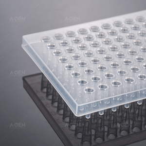 Tube PCR de laboratoire de biotechnologie en gros, compatible avec la plaque PCR semi-encadrée à <span class=keywords><strong>96</strong></span> puits <span class=keywords><strong>SBS</strong></span>/ANSI, consommable de laboratoire - Product Image 6