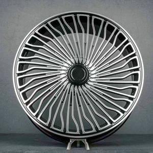 18 19 20 21 22 inch vành 8-12j tùy chỉnh đánh bóng bánh xe hợp kim RC cho phạm vi Rover Bentley CuộN Royce giả mạo 5x112 bánh xe - Product Image 4