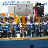 Machine de fabrication de tuyaux en acier inoxydable pour la décoration de balustrades en verre, moulin à tubes ronds de haute précision PLC Jopar
