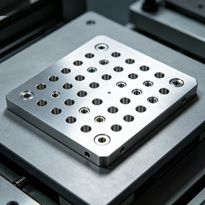 Composant de perçage en aluminium usiné CNC, poignée moletée tournée, extrémité filetée, usinage par électroérosion à fil pour capacités de fabrication - TECH-KING - Product Image 1