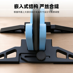 Soporte ajustable para bicicletas Yueli, diseño empotrado en el suelo, de ABS, para bicicletas de carretera y montaña. - Product Image 4