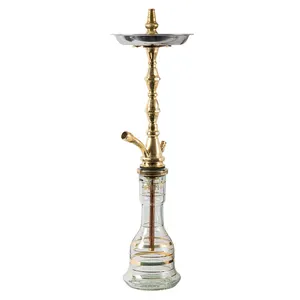 Pabrik Grosir Kualitas Tinggi Zinc Alloy Hookah Indian Shisha Megahed Hookah