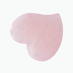Custom Logo High Quality <b>Rose</b> <b>Quartz</b> <b>Heart</b> Shape Face Guasha - Product Image 4