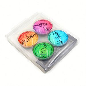 Custom Round Clear Glass and Magnetic Stickers Decorative Islamic <b>Fridge</b> Religious Gifts Packaging Refrigerator Magnet - Product Image 5