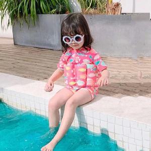 Traje de Baño de Nailon con Flotabilidad para Niños, Protección Solar con Estampado de Dibujos Animados, para Niñas y Niños, Venta al Por Mayor - Product Image 6