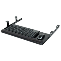 Vente en gros, plateau de clavier de bureau, tiroir coulissant, canal télescopique, curseur de Table pour clavier, 27mm